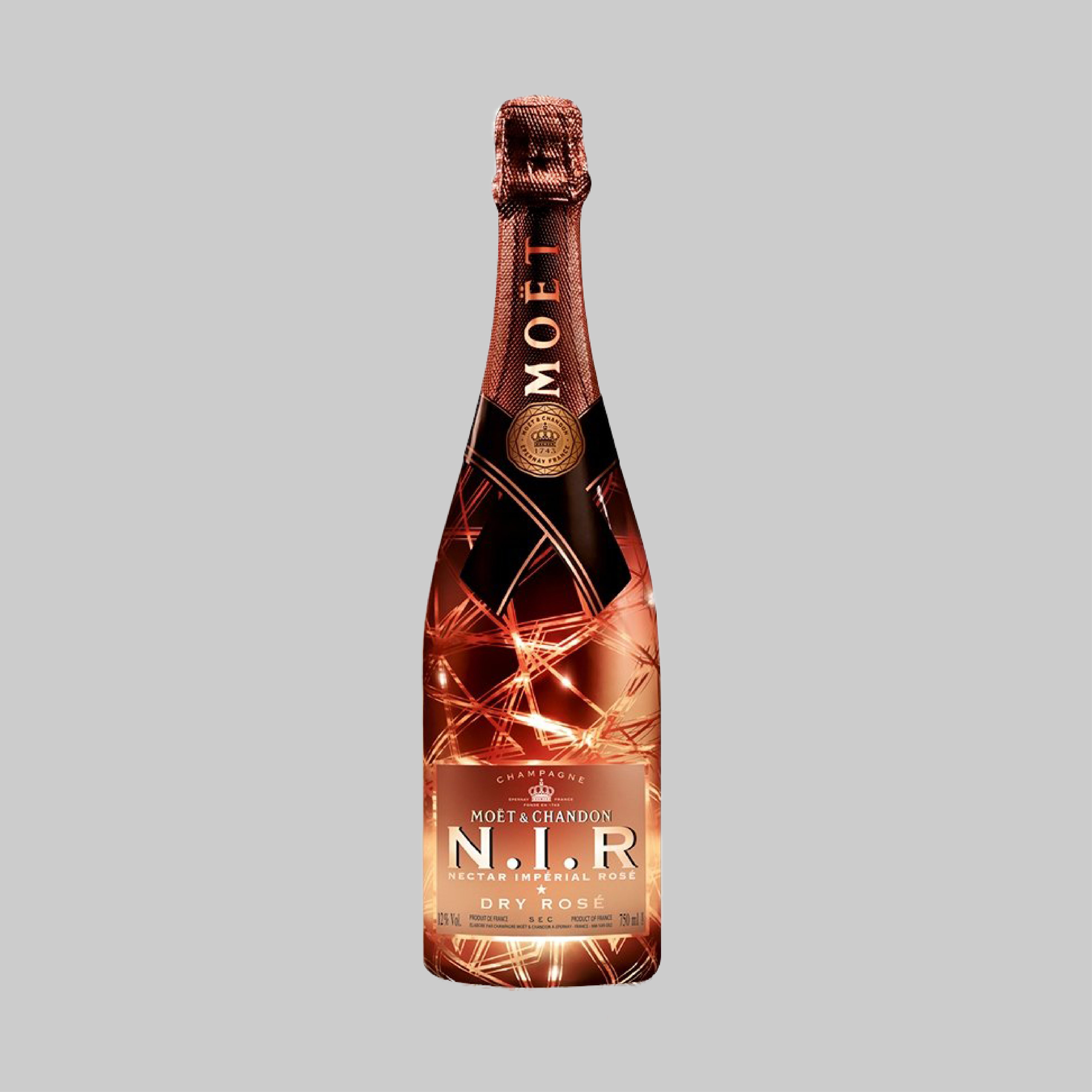 Moët & Chandon Nectar Impérial Rosé (NIR) Champagne 750ml 12.0% - Time2Drink